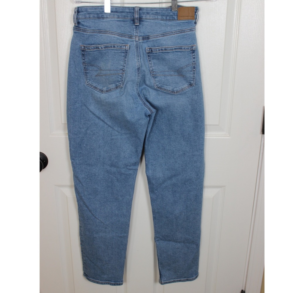 American Eagle Women's Blue Mom Jeans Stretch Size 6 High Rise Casual Denim - Picture 7 of 7